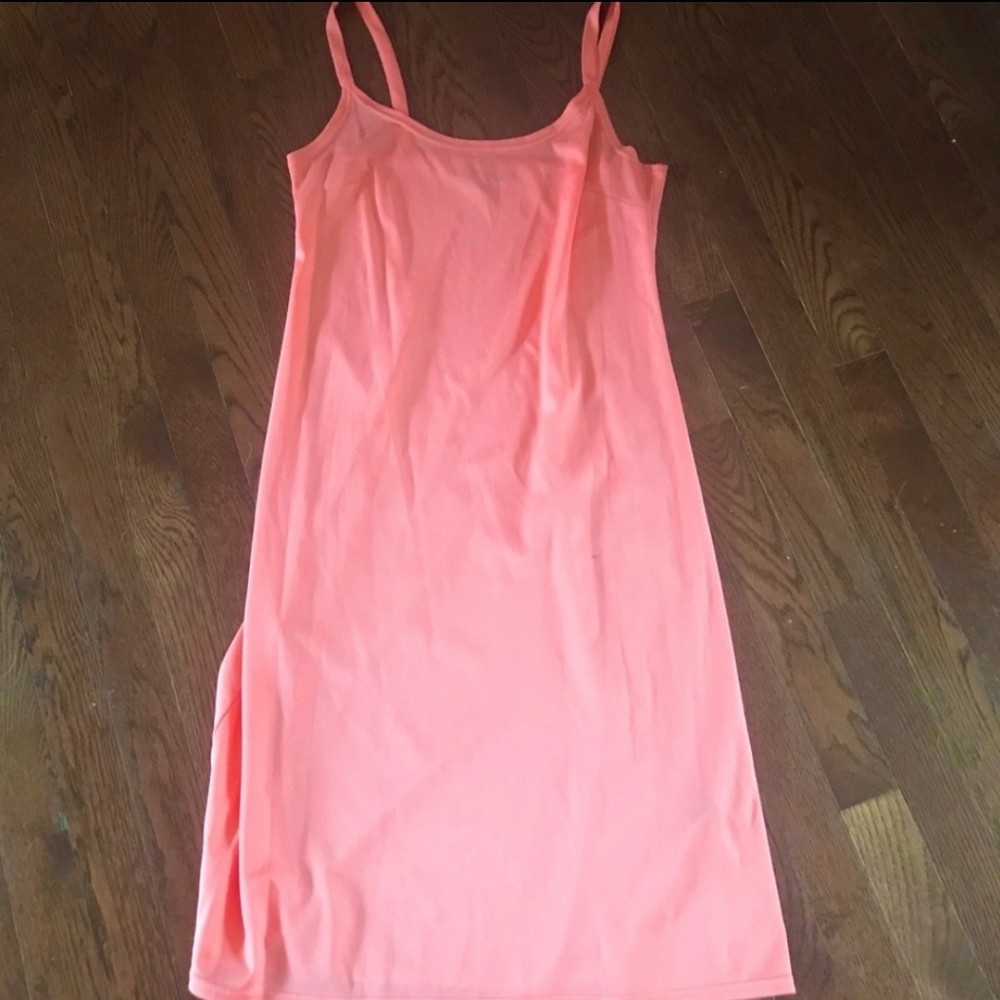 MSK coral colored sleeveless cami Dress